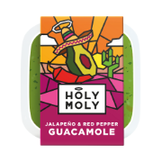 Holy Moly Gluten Free Guacamole Jalapeno & Red Pepper