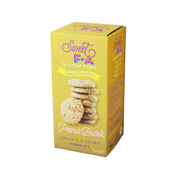 Sweet FA - GF Peanut Butter Cookies (12 x 125g)