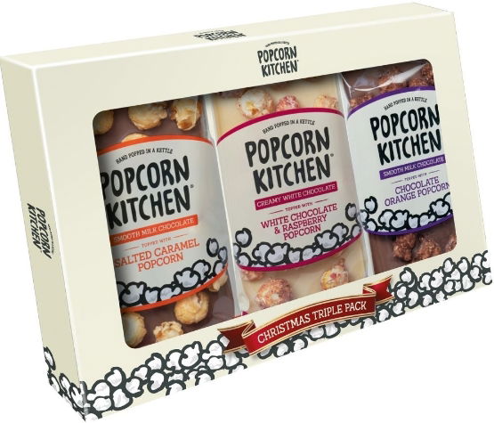 Popcorn Kitchen Chocolate Popcorn Triple Pack