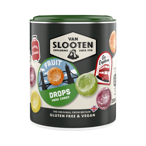 Van Slooten Fruit Drops Travel Sweets