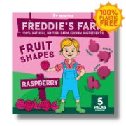 Freddie's Farm- GF Fruit Shapes Raspberry Multipack (5x100g)