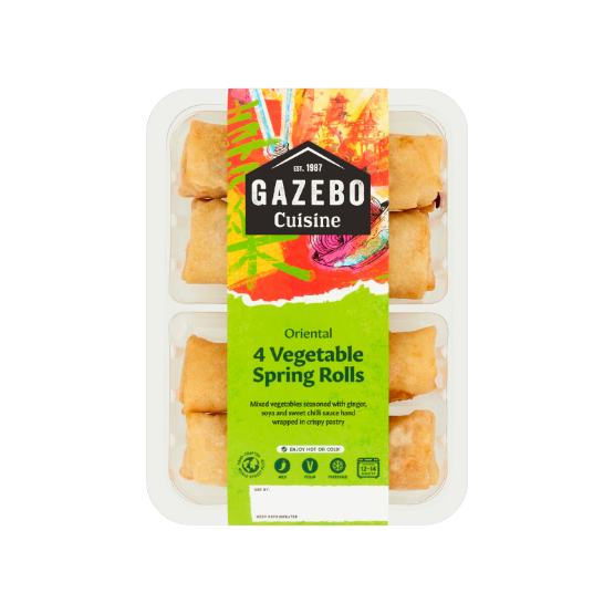 ## Gazebo - Vegetable Spring Rolls (4pck) (6 x 200g)