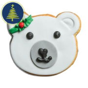 Original Baker - Christmas Polar Bear Vanilla Biscuit (15 x 75g e)