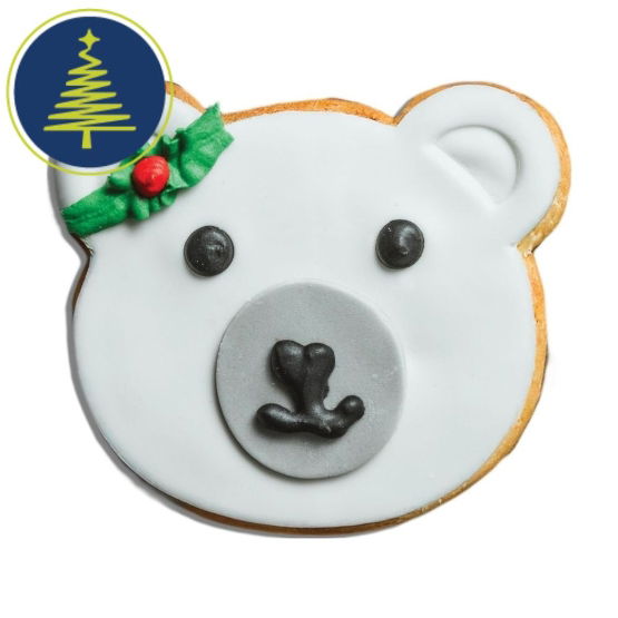 Original Baker - Christmas Polar Bear Vanilla Biscuit (15 x 75g e)