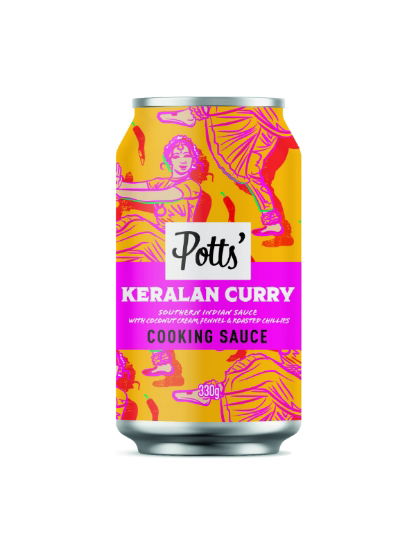 Potts - Keralan Southern Indian Curry Sauce (8 x 330g)