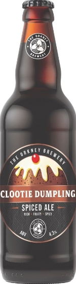 Orkney Brewery Clootie Dumpling Spiced Ale 4.3% abv