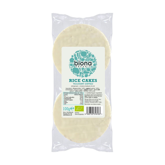 Biona Organic Yoghurt Coated Rice Cakes