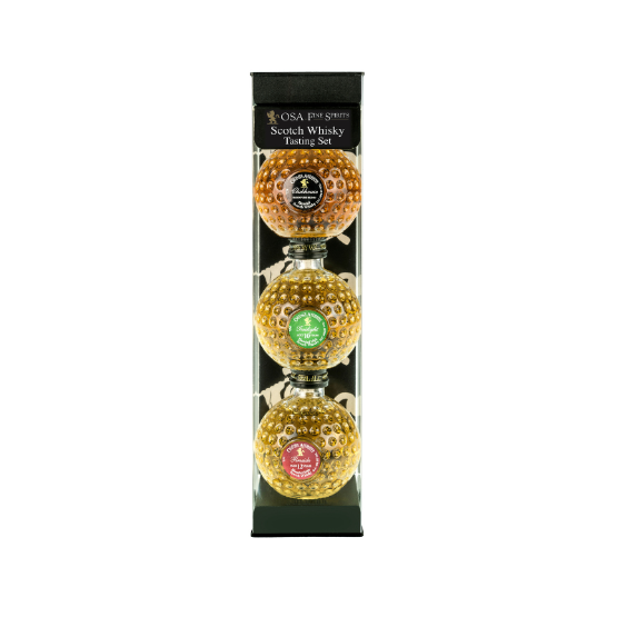 XF OSA Fine Sprits-Trpl Pck Whisky Set 40%abv (12x3x5cl)50%
