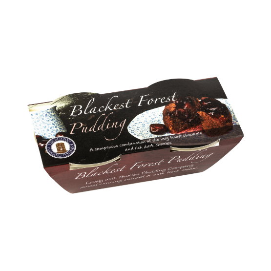 Buxton Pudding Co Blackest Forest Twin Pot Pudding