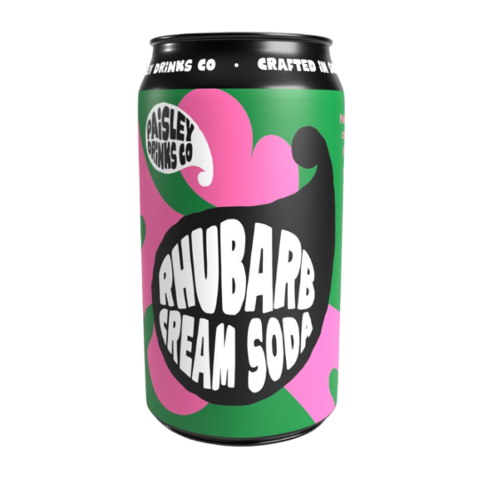 Paisley Drinks - Rhubarb Cream Soda (12x330ml)