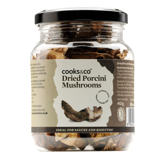 Cooks & Co - Dried Porcini Mushrooms (6 x 40g)