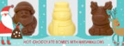 Cocoba - Set of 3 Character Hot Choc Bombe (6 x 150g)