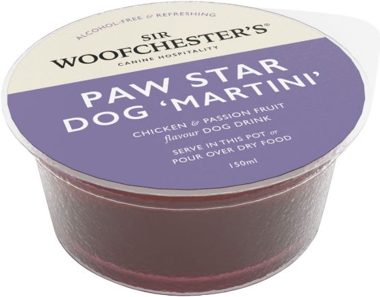 Sir Woofchester Paw Star Dog Martini